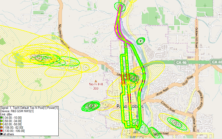 Mapping Cellular Signal Strength