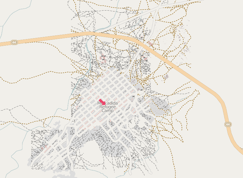 Melkadida Refugee Camp in OpenStreetMap